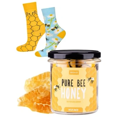 Image of soxo Honey Socks Men Funny Women Gifts Mens Cotton Sock Ladies Gift Men&#039;s Presents 2.5 6.5 Women’s