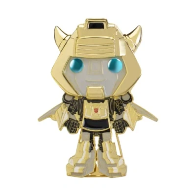 Image of Funko Large Pop! Enamel Pin BUMBLEBEE TRANSFORMERS: Transformers Pins Cute Collectable Novelty Brooch for Backpacks &amp; Bags Gift Idea Official Merchandise