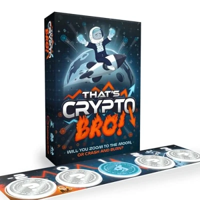 Image of Bubblegum Stuff That’s Crypto Bro Card Game Coin Trading Collect Coins &amp; Manipulate The Market Fast Fun for Family Pop Culture All Ages Great Gift! 10+ Years