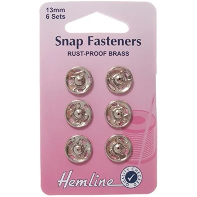 Image of Sew On Metal Press Snap Fasteners