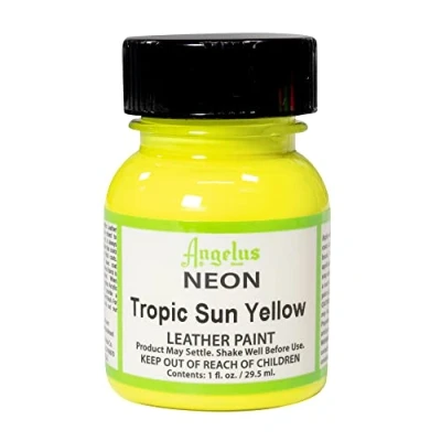Image of Angelus Leather Paint Tropical Sun Yellow