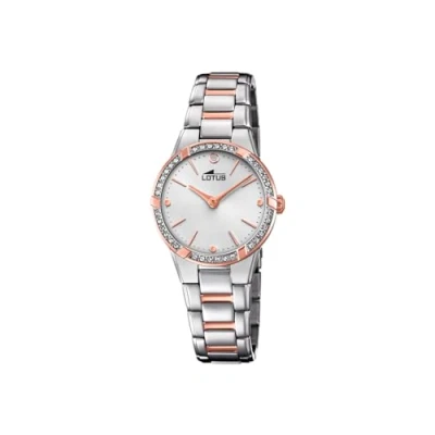 Image of Lotus Watches Womens Analogue Classic Quartz Watch with Stainless Steel Strap 18455/2