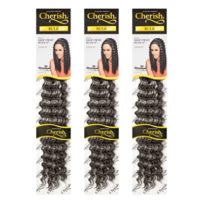 Image of Cherish/Deep Twist Bulk 22&#039;&#039; / Crochet Hair Braids/Colour 44 Pack of 3