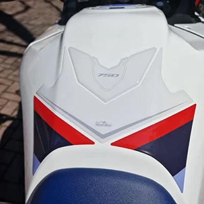 Image of Resin Bike Motorcycle 3D Stickers Compatible with Honda Transalp XL 750 2023. Tank Protector from Bumps and Scratches. Gadget Moto