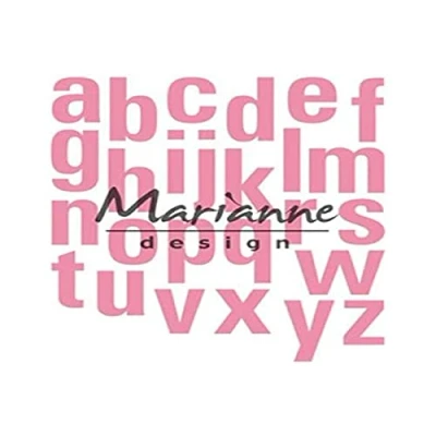 Image of Marianne Design Collectables Alfabet XXL Die, Metal, Pink, 23 x 15.4 0.2 cm