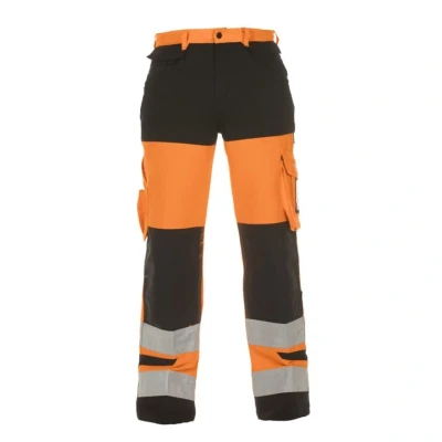 Image of Hertford High Visibility Trouser Two Tone Orange / Black 42