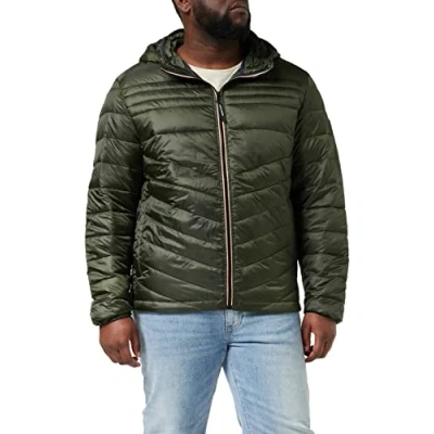 Image of JACK &amp; JONES Mens JJE Hero Puffer Jacket Rosin/Contrast XL