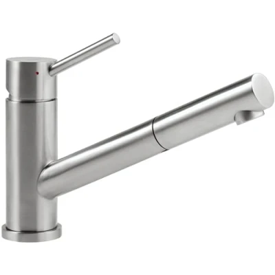 Image of Villeroy &amp; Boch 925200LC Como Shower Kitchen Sink tap, Solid Stainless Steel, Hochdruck Standard