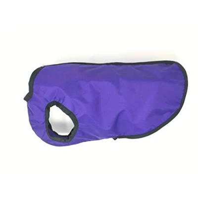 Image of Doggie Coats Step In Waterproof Lightweight Unlined Dog Coat Purple (8 inch)