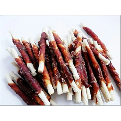 Image of Premium Dog Treats Whole Range of Chews/Treats for Dogs (Duck Rawhide Sticks)