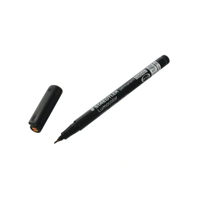 Image of Staedtler Lumocolor CD/DVD Marker 0.4MM Black Pack of 10 310CDS9