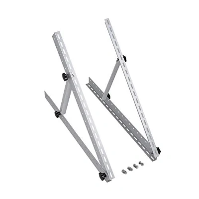 Image of Renogy Adjustable Solar Panel Tilt Mount Brackets RV Roof Flat Surface Aluminum Mounting Set