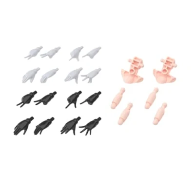 Image of 30MS Optional Hand Parts White/Black (30 Minutes Sisters)
