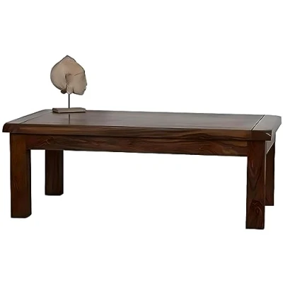 Image of Oak and Pine Online Dark Wood Valencia Solid Sheesham Rosewood Coffee Table Living Room Furniture