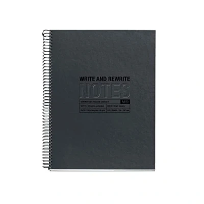 Image of MIQUELRIUS Notebook Grid A5 Black