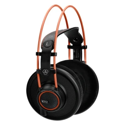 Image of AKG K712PRO Open Back, Over Ear Premium Reference Class Studio Headphones, Sophisticated Technology, Revolutionary Flat Wire Voice Coil, Broad and spacious soundstage, Comfortable Design Black