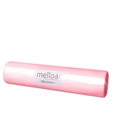 Image of MELLOA refill KIT for 10 or more diaper pail cartridges compatible with Tommee Tippee Sangenic Tec Simplee Twist &amp; Click Spross Ubbi Magic Littycat and many other kasettes (Pink, 100m)