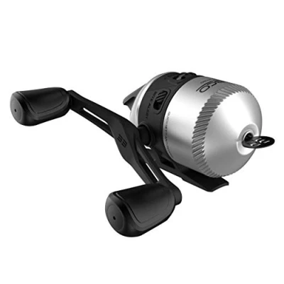 Image of Zebco 33 Spincast Fishing Reel, Quickset Anti Reverse with Bite Alert, Smooth Dial Adjustable Drag, Powerful All Metal Gears a Lightweight Graphite Frame,Silver / Black,8 UK