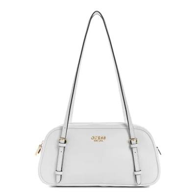 Image of Guess Cerelia Satchel Handbag, Women&#039;s, Size: One Size, White