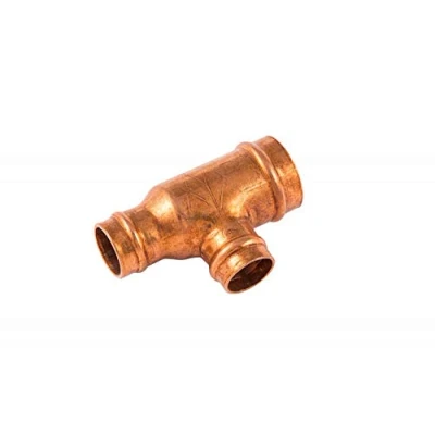 Image of COMAP 72192 22mm x 15mm Solder Ring Unequal Tee Plumbing Fitting