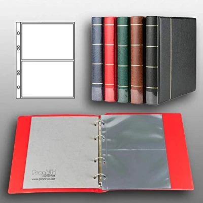 Image of Prophila Postcard Album with 20 pockets for 40 Postcards