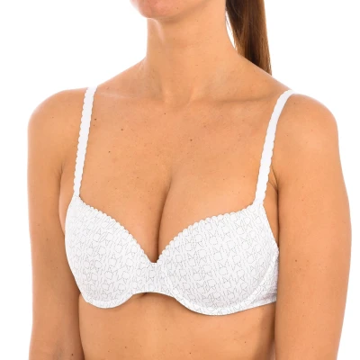 Image of Dim Girls Girl&#039;s Microfiber Top Comfort Bra D092O White Size 30B