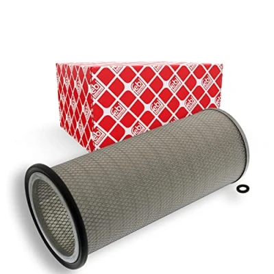 Image of 1096417M91, 3072251M1 Air Filter FEBI BILSTEIN 49354 450mm 182mm Insert with seal
