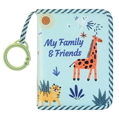 Image of Boczif Baby Photo Album, Memory Book 4X6&quot;, Album with Milestone Cards, Soft Cloth Gift Set for Newborn Toddler &amp; Kids