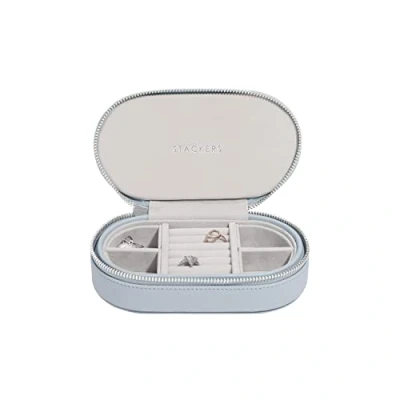 Image of Stackers Lavender Oval Travel Jewellery Box