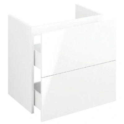 Image of Iflo Aliano Wall Hung 2 Drawer White 600mm X 380mm 579025