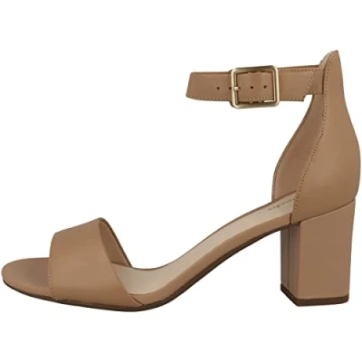 Image of Clarks DEVA MAE Sandals, Women&#039;s, Size: 7.5, Camel Leather