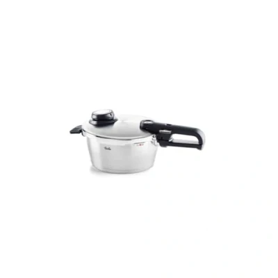 Image of Fissler Vitavit Premium Pressure Cooker (3.5 L, Diameter 22 cm) Stainless Steel Cooker, 4 Cooking Levels, Includes Induction Insert, Silver