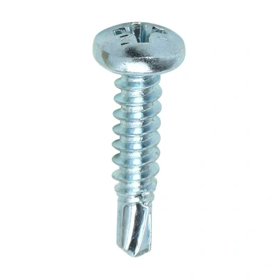 Image of 2x TIMCO Metal Construction Sheet &amp; Stud Screws PH Pan Selfdrilling Zinc 00834PPSD