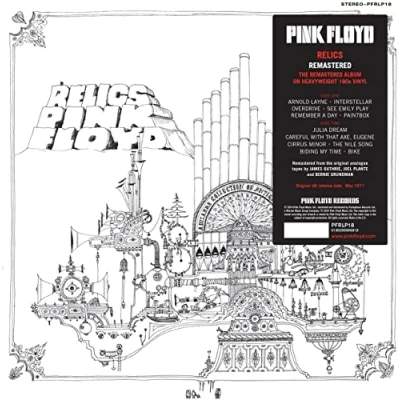 Image of Pink Floyd Relics Remastered 180 Gram Sealed 2018 UK vinyl LP PFRLP18