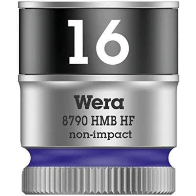 Image of Wera 8790 HMB HF Zyklop holding function socket, 3/8&quot; drive, 16x29mm, 05003750001