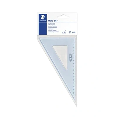 Image of Staedtler Mars 567 21 60 Set Square 20 cm 60/30 Degree Blue