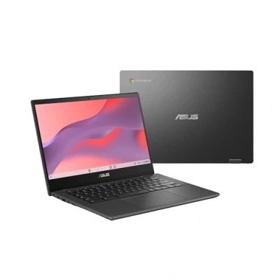 Image of ASUS Chromebook CM14 Laptop, 14&quot; HD Anti Glare Display (1366x768), MediaTek Kompanio 520, 4GB RAM, 64GB eMMC, ChromeOS, Gray, CM1402CM2A DS44, Gravity Grey