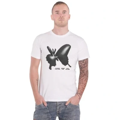 Image of Rock Off officially licensed products Post Malone Inflatable Butterfly 2023 Tour T Shirt XL White