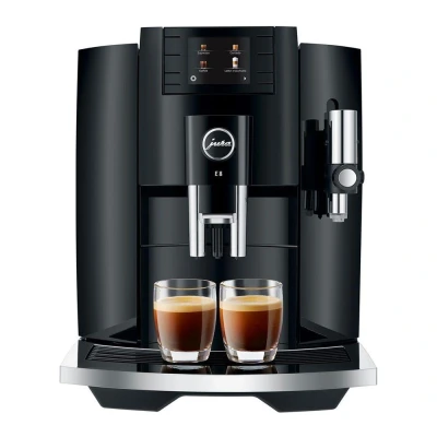 Image of Jura UK 15661 E8 Freestanding Coffee Machine Piano Black