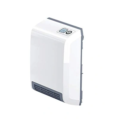 Image of STIEBEL ELTRON Wall mounted rapid electric fan heater CK 20 Trend LCD for about sqm, plastic, LED, 7 day timer, frost+overheating protection, open window detection, Lot compliant, 236653, White