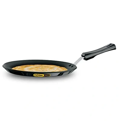 Image of HAWKINS Futura Non Stick Griddle, 10&quot; Plastic Handle, Black