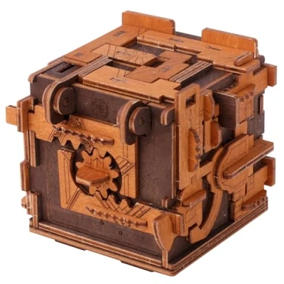 Image of WOODEN.CITY Escape Room Puzzle Box: Wooden Box 3D Puzzles for Adults, Secret Opening Mechanism, Difficult Box, Puzzle, Brain Teaser Gift