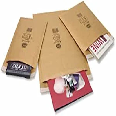 Image of Jiffy A6 Lightweight Postal Bag (Size 00), Gold, 100 count, Self Seal