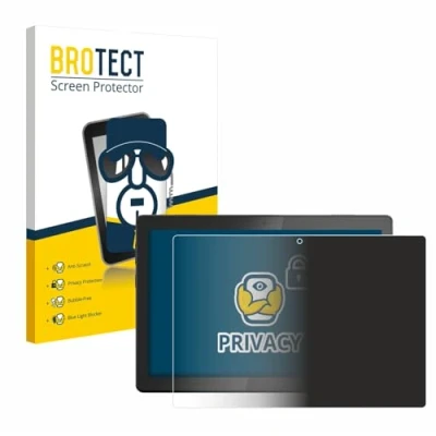 Image of brotect Privacy Screen Protector compatible with Lenovo Tab M10 TB X505F / X505L [Anti Spy, Protection Film, Blue Light Filter]