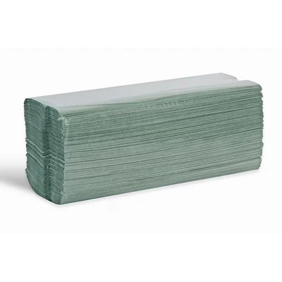 Image of C Fold 1ply Hand Towel Grn (2640)