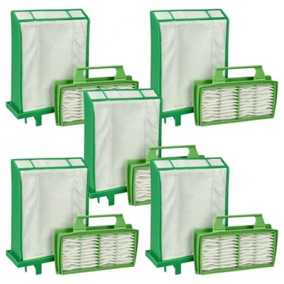 Image of vhbw Filter Set Compatible with Sebo Airbelt K3, K1 Vacuum Cleaner 10x Filters (Micro Filter, Hygiene Protection Filter)