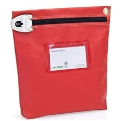 Image of Versapak Medium Secure Cash Bag 267x267x50mm RED (CCB1)