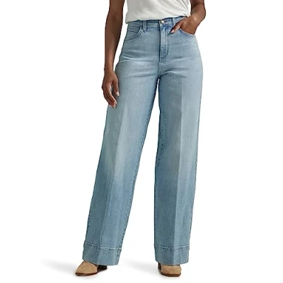 Image of Lee Women&#039;s Legendary High Rise Trouser Jean, Morning Veil, 8 US
