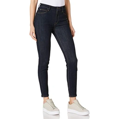 Image of Lee Womens SCARLETT HIGH Jeans, Rinse, 26W / 31L