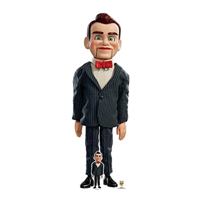 Image of Star Cutouts Ltd SC1363 Dummy Ventriloquists Doll Lifesize Cutout 183cm Tall with Free Desktop Cardboard Standee Toy Story 4 Party and Collectors Item, Solid, Regular